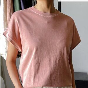 Le Bon Shoppe Ease Tea in Spanish Villa (faded pink), sz M EUC